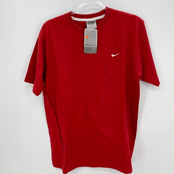 Nike Other - NWT NIKE Men's SzL Red Cotton Basic T-Shirt